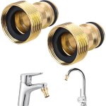 2 pièces connecteur de robinet en laiton jardin raccord rapide pour1 / 2 pouce et 3 / 4 pouce 2 - en ... 2 pièces connecteur de robinet en laiton jardin raccord rapide pour1 / 2 pouce et 3 / 4 pouce 2 - en ...