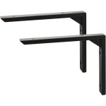 2 pices equerre etagere murale robustes de 20 cm, supports d' etagre murale  angle droit de 90, supports ...