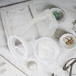 2 pices filtre ibc en nylon pour cuve, couvercle et rservoir d'eau de pluie - lavable et remplaable ...