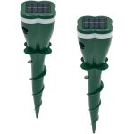 2 pices nouveau rpulsif taupe solaire, anti taupe solaire vibration et ultrasons, detaupeur, ultrason ...