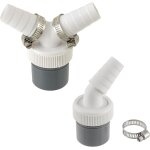 2 pièces raccordement pour lave - linge tuyau évacuation pour lave - linge pour siphon intégré et tuyau ... 2 pièces raccordement pour lave - linge tuyau évacuation pour lave - linge pour siphon intégré et tuyau ...
