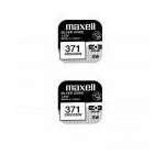 2 piles maxell 371 sr920sw