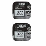 2 pile maxell 377 sr626sw