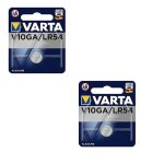2 piles varta v10ga lr54