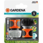 2 raccords rapides gardena pour tuyaux d'arrosage - 19 mm 3 / 4 - 18275 - 20