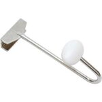 2 x acier chrome poli places 1 porte arriere cintre