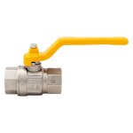 2 x robinet a bille de gaz avec levier 3 / 4 ff