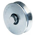 2 x roue pour portails y groove art. 307y � 157 - capacite 575 kg
