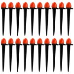 20 pices 8 - trou micro asperseur goutte  goutte, 360 degrs goutteur atomiseur equipement d'irrigation, ...