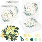 20 pièces serviettes 50e anniversaire + 12 pièces photophores décorations de table pour 50 anniversaire, ... 20 pièces serviettes 50e anniversaire + 12 pièces photophores décorations de table pour 50 anniversaire, ...