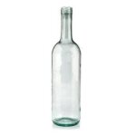 20 x bouteille en verre type bordolese ecova 750 ml - couleur demi blanc 20 x bouteille en verre type bordolese ecova 750 ml - couleur demi blanc