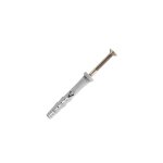 200 chevilles  frapper nylon multi - matriaux, clou tte plate, inox a4 - 5 x 27 mm