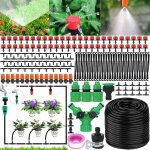 200 pcs micro irrigation goutte  goutte kit arrosage automatique, 50m automatique kit d'irrigation goutte ...