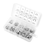 200 pices circlips interne, acier inoxydable e - clip, anneau de circlips interne avec bote de rangement, ...