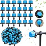 200pcs 1 / 4  goutteur irrigation, goutteurs rglables d'irrigation arrosage goutte  goutte pour plante ...
