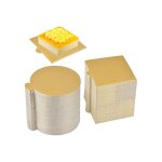 200pc dor mousse tapis fond mousse gteau stand base conseils papier conseil forme dessert plateau gteau ...