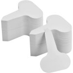 200pcs etiquettes de plantes de type t, plant markers & labels, marqueurs de jardin en plastique imperm�able, ...