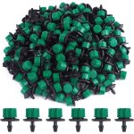 200pcs goutteur irrigation réglable, 1 / 4'' système dirrigation goutte à goutte micro flow drip head ... 200pcs goutteur irrigation réglable, 1 / 4'' système dirrigation goutte à goutte micro flow drip head ...