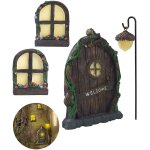2025 - lot de 4 statues miniatures de gnomes féeriques pour fenêtre et porte, décoration de jardin et ... 2025 - lot de 4 statues miniatures de gnomes féeriques pour fenêtre et porte, décoration de jardin et ...