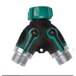 2025 - rpartiteur de robinet 2 voies 3 / 4 , raccord pour tuyau d'arrosage avec vannes marche / arrt ...