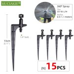 24 types d'arroseurs d'irrigation de jardin avec piquet réglable, goutteurs de réfraction par atomisation, ... 24 types d'arroseurs d'irrigation de jardin avec piquet réglable, goutteurs de réfraction par atomisation, ...