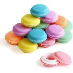 24 pices botes de rangement mini macaron, bote de rangement pour bijoux en forme de macaron, bote ...