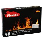 24 x allume - feu flammes 48 cubes