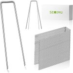 25 pcs galvanized ground anchor pegs u - shape anti rust ground pegs for garden fleece weed control fence ... 25 pcs galvanized ground anchor pegs u - shape anti rust ground pegs for garden fleece weed control fence ...