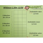 250 m cl�ture de protection contre la faune sauvage, cl�ture foresti�re, grillage nou� 150 / 12 / 30 ...