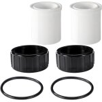 2pcs 350157 pièces de raccord pompe à eau, kit adaptateur tuyau piscine remplacement compatible avec ... 2pcs 350157 pièces de raccord pompe à eau, kit adaptateur tuyau piscine remplacement compatible avec ...