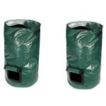 2pcs 80l dchets organiques cuisine jardin yard sac de compost portable environnement pe tissu planteur ...