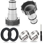 2pcs adaptateur tuyau piscine, adaptateur piscine, adaptateur pour piscine intex, adaptateur tuyau piscine, ... 2pcs adaptateur tuyau piscine, adaptateur piscine, adaptateur pour piscine intex, adaptateur tuyau piscine, ...
