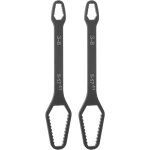 2pcs clés universelles multifonctions a double extrémité 3 - 17 mm, epaisseur de 0, 14 , longueur de ... 2pcs clés universelles multifonctions a double extrémité 3 - 17 mm, epaisseur de 0, 14 , longueur de ...