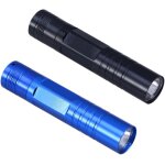 2pi�ces lampe torche led petite r�sistante a eau lampe de poche led portative avec porte - cl�s pour ...