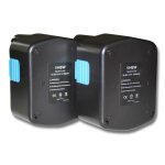 2x batterie ni - mh 2100mah (14. 4v) vhbw pour outils ds18dvf3, dv 14dl, dv 14dmr, dv 14dv comme hitachi ...