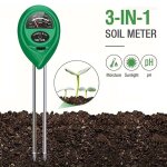 3 en 1 sol ph mètre lumière du soleil ph testeur jardin fleurs sol capteur d'humidité compteur plantes ... 3 en 1 sol ph mètre lumière du soleil ph testeur jardin fleurs sol capteur d'humidité compteur plantes ...