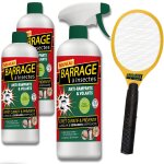 3 barrages aux insectes + raquette offerte - venteo - solution anti - insectes rampants / volants - utilisatio ...
