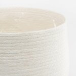 3 cache - pots en papier blanc cass� d26