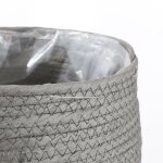 3 cache - pots en papier gris h24