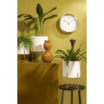 3 cache - pots et pieds en m�tal blanc h32