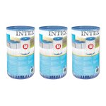3 cartouches de filtration b - intex