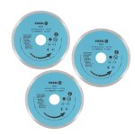 3 disques diamant scie a carrelage 125x22. 2x5x1. 6 super fin 1. 6mm pour coupe eau