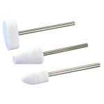 3 feutres � polir sur tige