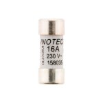 3 fusibles cramique 10, 3x25, 8 - 16a sans voyant - nf -