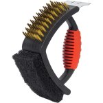 3 in 1 cleaning brush for fireplus barbecues grill cleaning accessory brush, scraper and scourer for ... 3 in 1 cleaning brush for fireplus barbecues grill cleaning accessory brush, scraper and scourer for ...