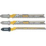 3 lames scie sauteuse pour lamins - 20