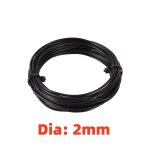 3 m / 5 m / 10 m fil de bonsa noir anodis en aluminium bonsa attaches de formation branches de support ...