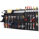 3 panneaux perforé mural 120 x 60 x 2 cm costway - rangement d'outils en métal - 28 accessoires de suspension ... 3 panneaux perforé mural 120 x 60 x 2 cm costway - rangement d'outils en métal - 28 accessoires de suspension ...