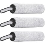 (3 pices) floor one s5 pro rouleaux de brosse de rechange pour l'aspirateur sec et humide sans fil tineco ...