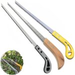 3 pices portative jardin scie a bois, conception ergonomique, fort et pointu scie  bois, multifonctionnel ...